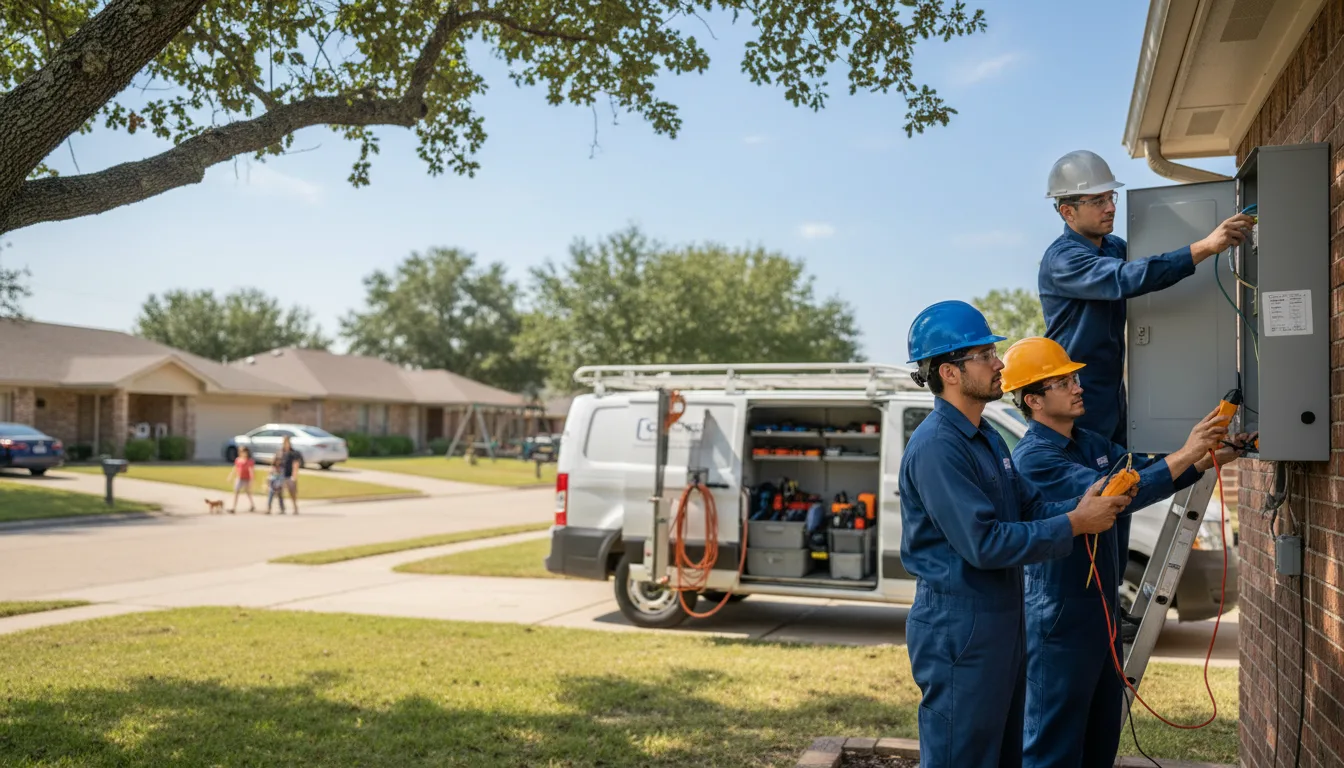Certified electrician providing emergency electrical services in Tigerton, WI